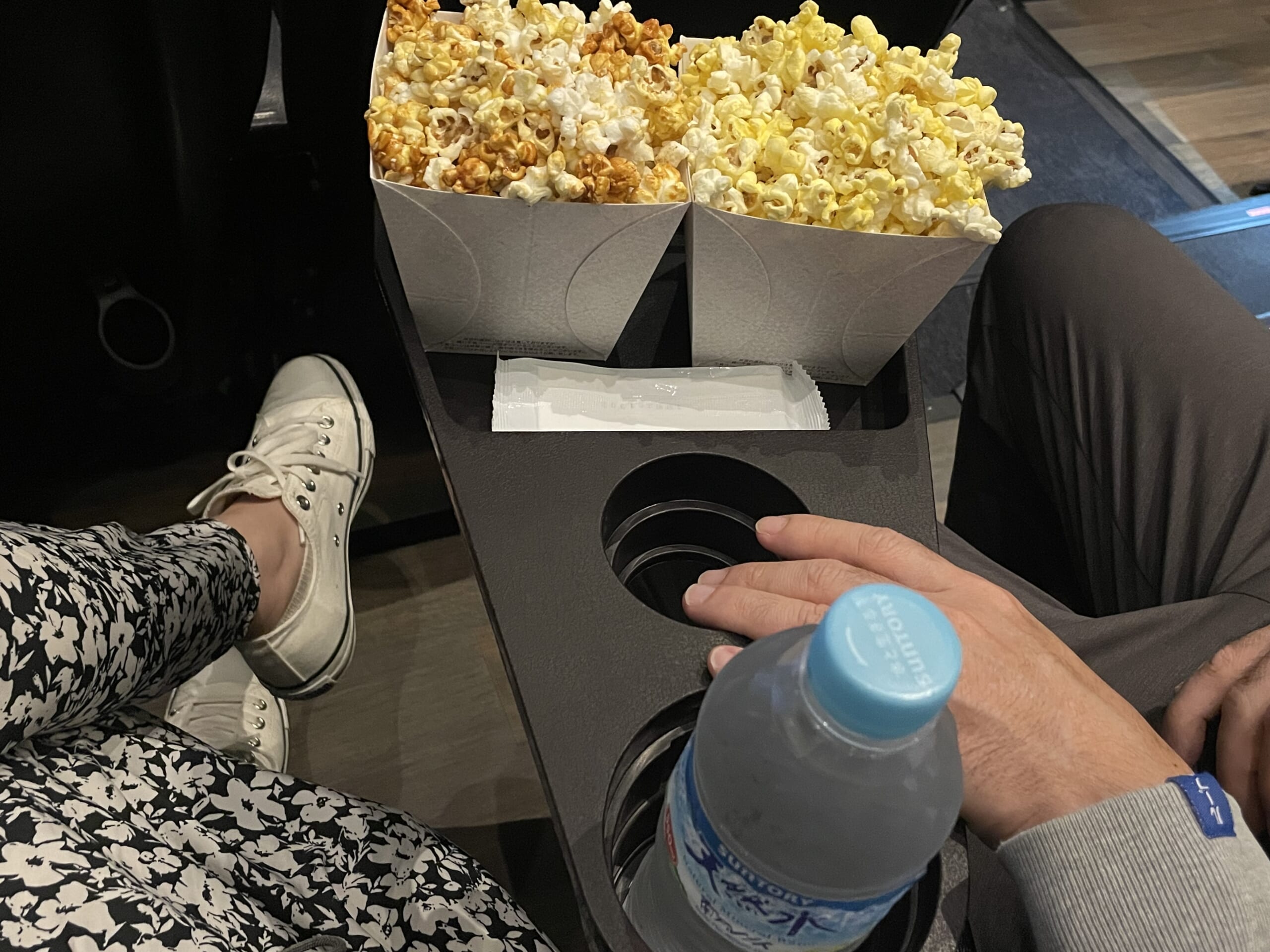 映画館でのポップコーン2種類
