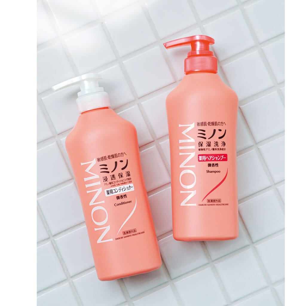 ミノン薬用ヘアシャンプー　ミノン薬用コンディショナー