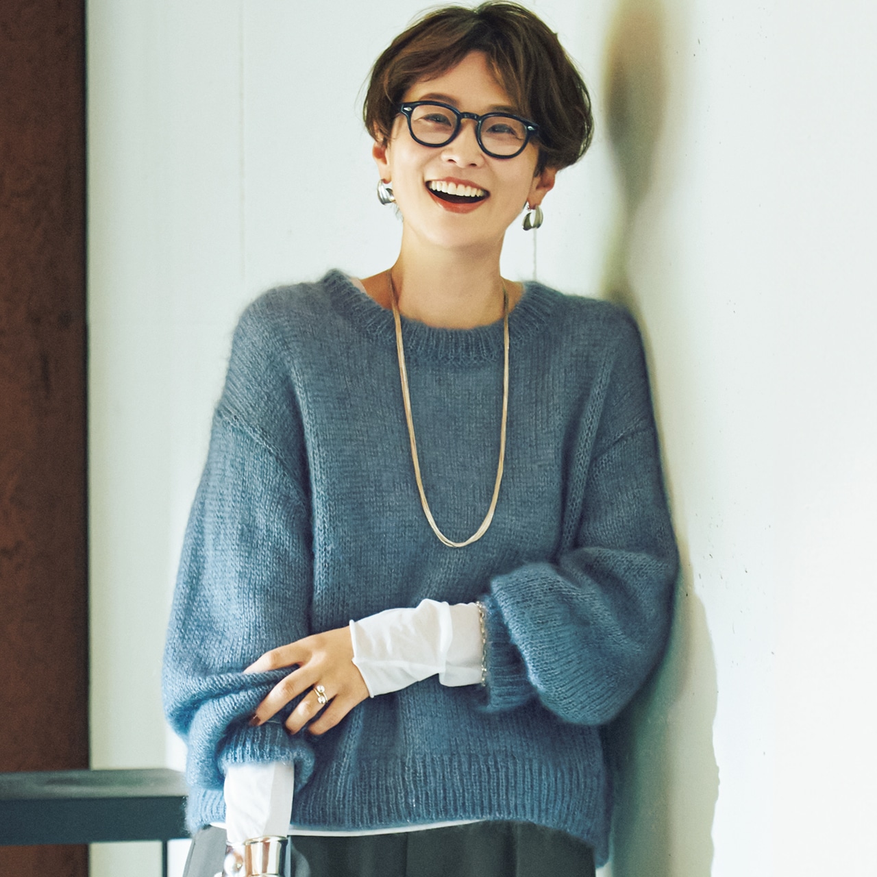 YLÈVE（イレーヴ）【五明祐子さんセレクト】MOHAIR SILK KN P/O