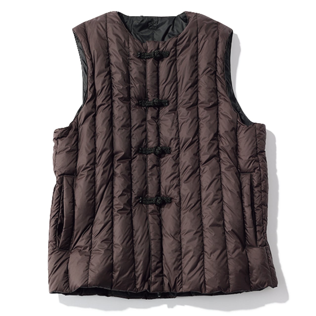 LEE DAYS限定 TAION（タイオン）【洗える】 【五明祐子さんコラボ】REVERSIBLE CHINA BUTTON INNER DOWN VEST