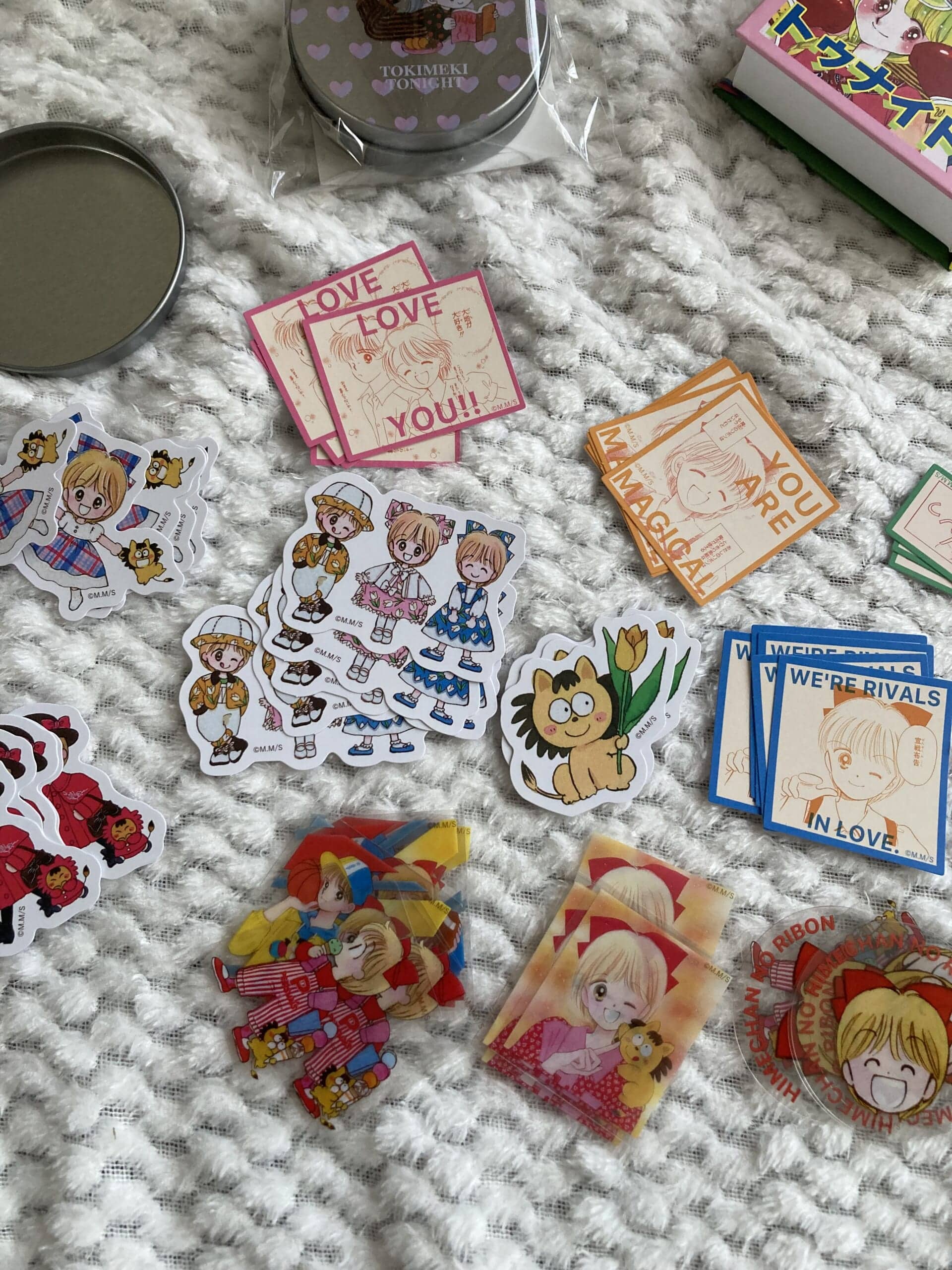 姫ちゃんのリボンのステッカー