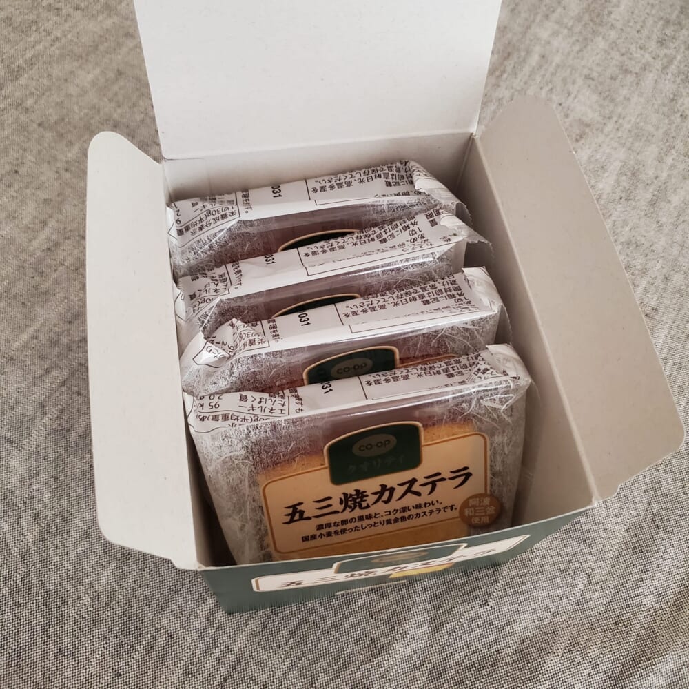 ＣＯ・ＯＰ 五三焼カステラ ５切（個包装）