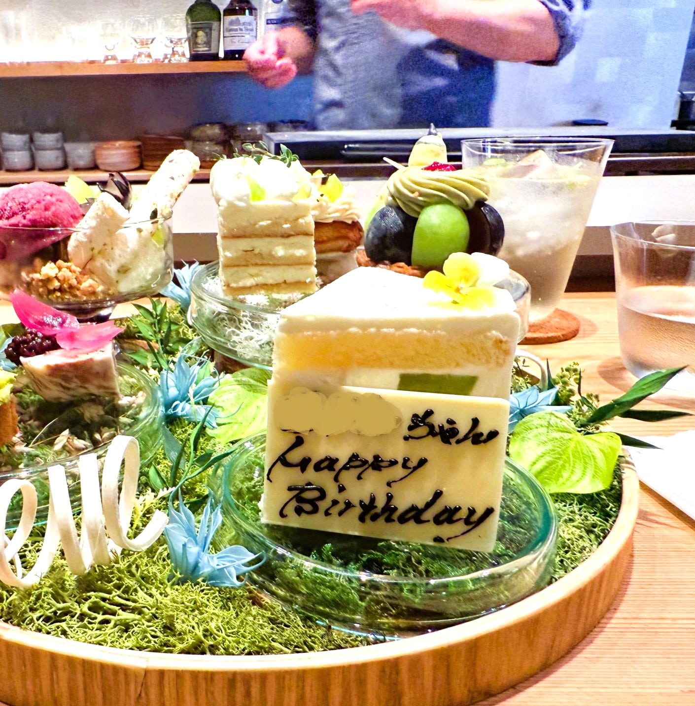 㐂楽 葡萄とピスタチオのアフタヌーンセット