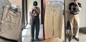 ユニクロで大人買い！40代の私が2色揃えた名品「ジャージーバレルレッグパンツ」