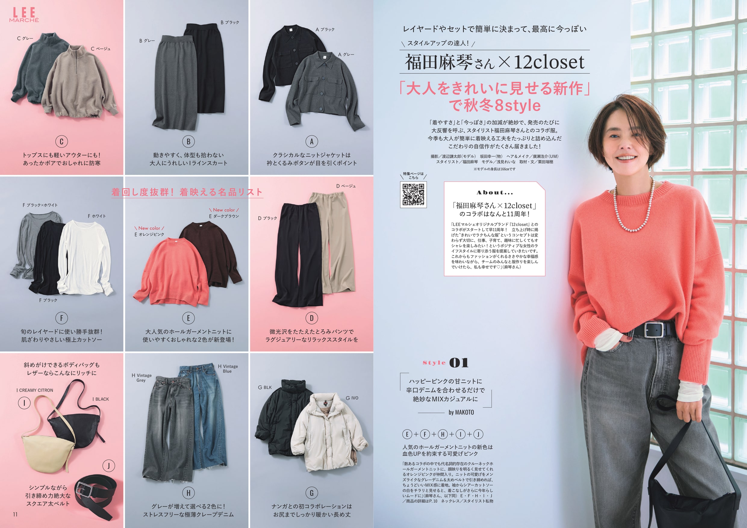 LEEマルシェ 福田麻琴 12closet 浅見れいな