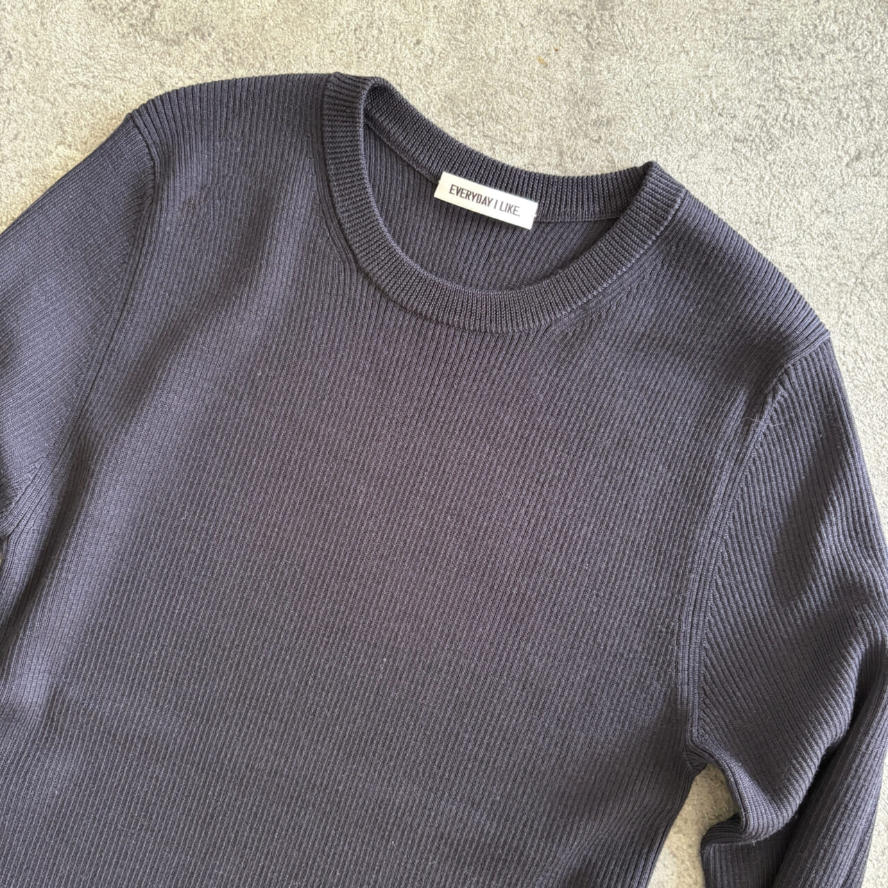 Deuxieme Classe　使えるリブニット　50代秋コーデ