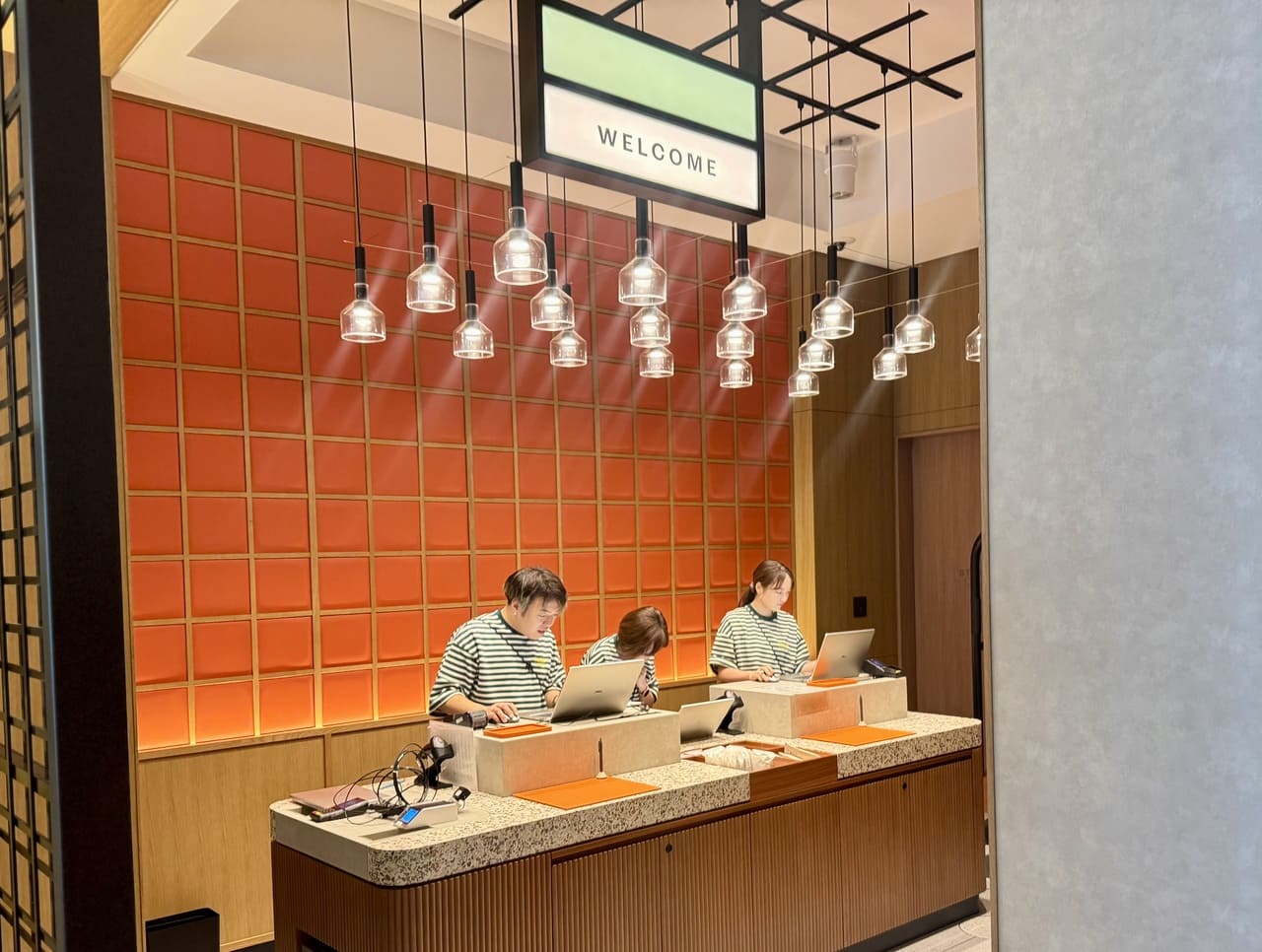 「キャプション by Hyatt 兜町 東京」レセプション