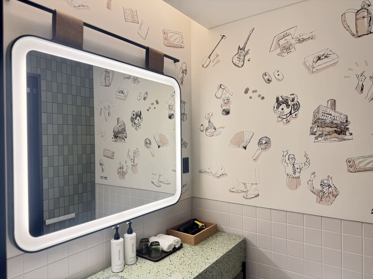 「キャプション by Hyatt 兜町 東京」スタンダード洗面台