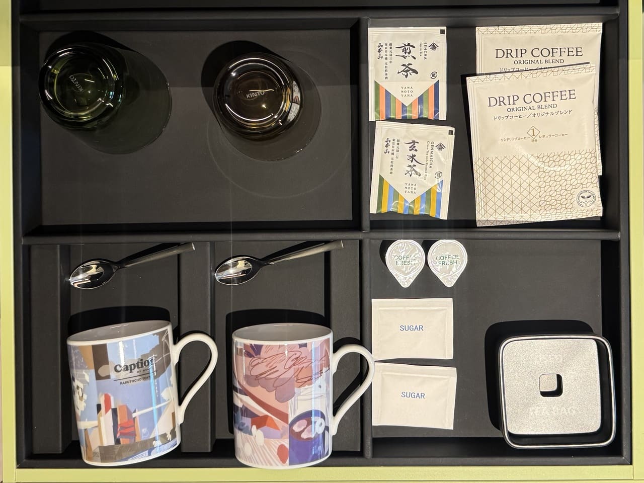 「キャプション by Hyatt 兜町 東京」スタンダードアメニティ