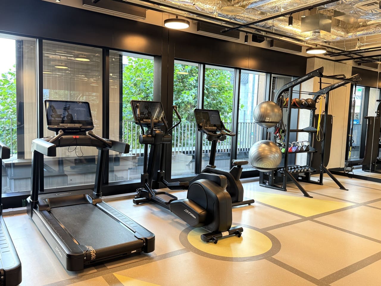 「キャプション by Hyatt 兜町 東京」24時間ジム