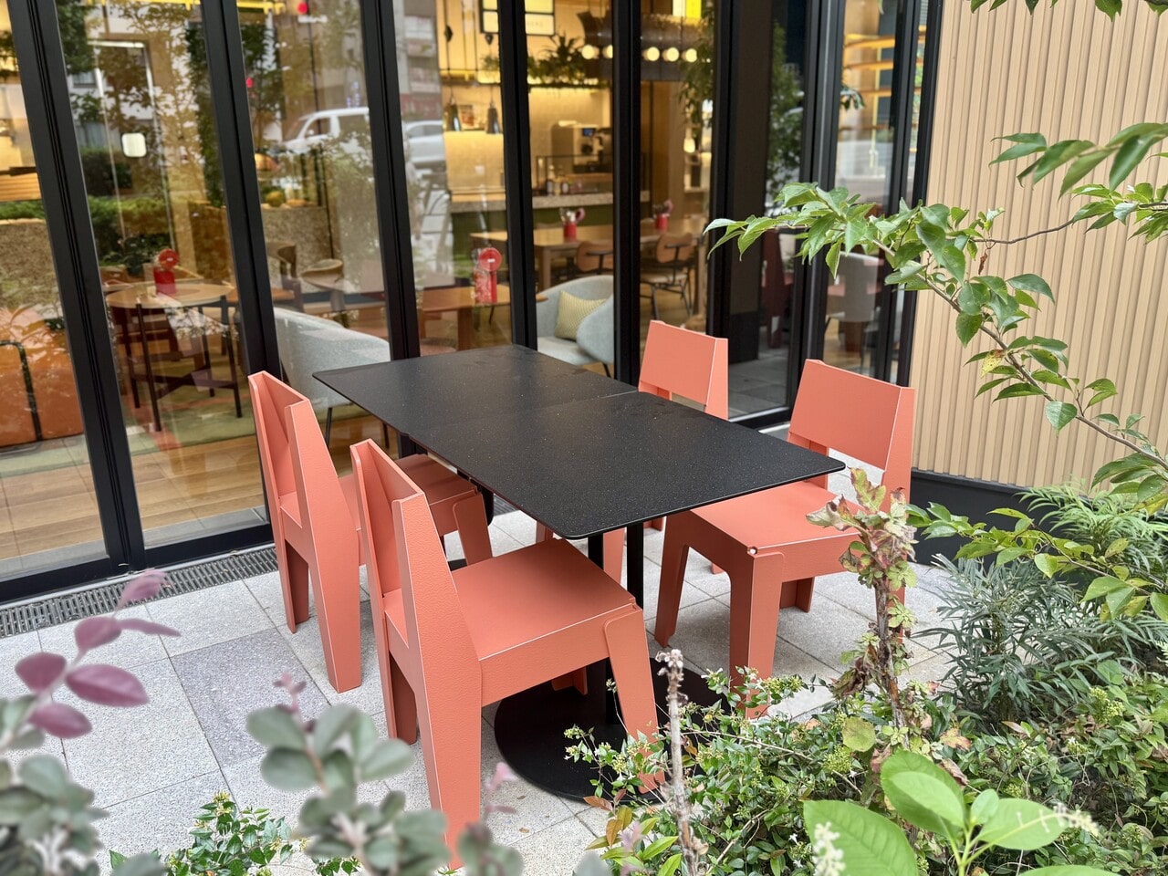 「キャプション by Hyatt 兜町 東京」TalkShopテラス席