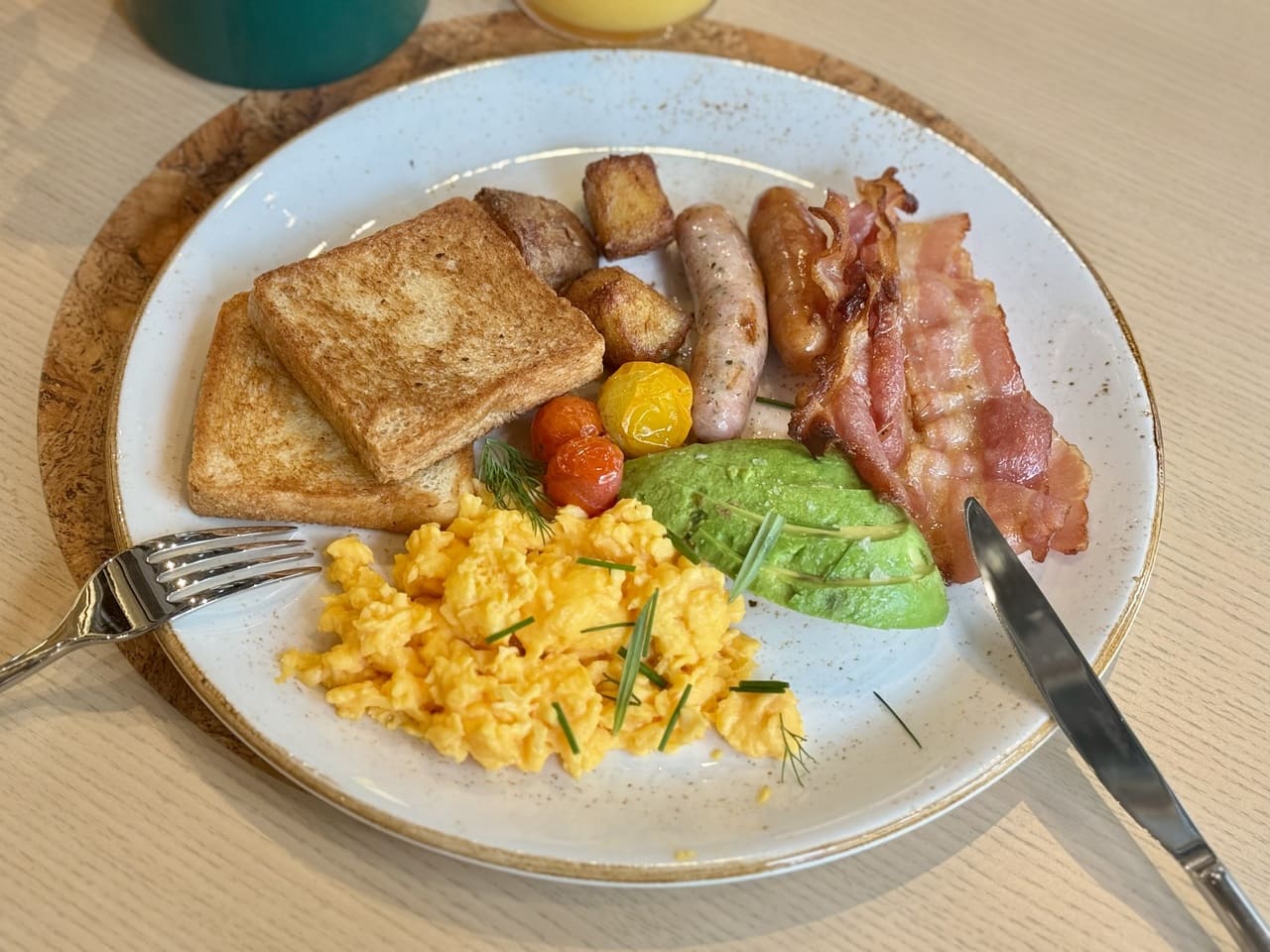 「キャプション by Hyatt 兜町 東京」朝食メニュー　アメリカン
