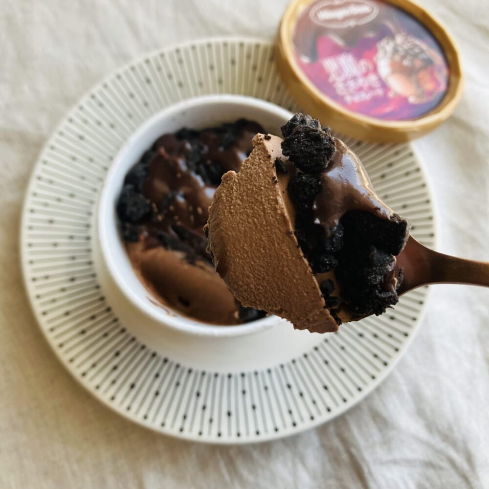 【ハーゲンダッツ】悪魔のささやき　チョコレートと天使のおさそい　ホワイトチョコレートどちらもお試し！