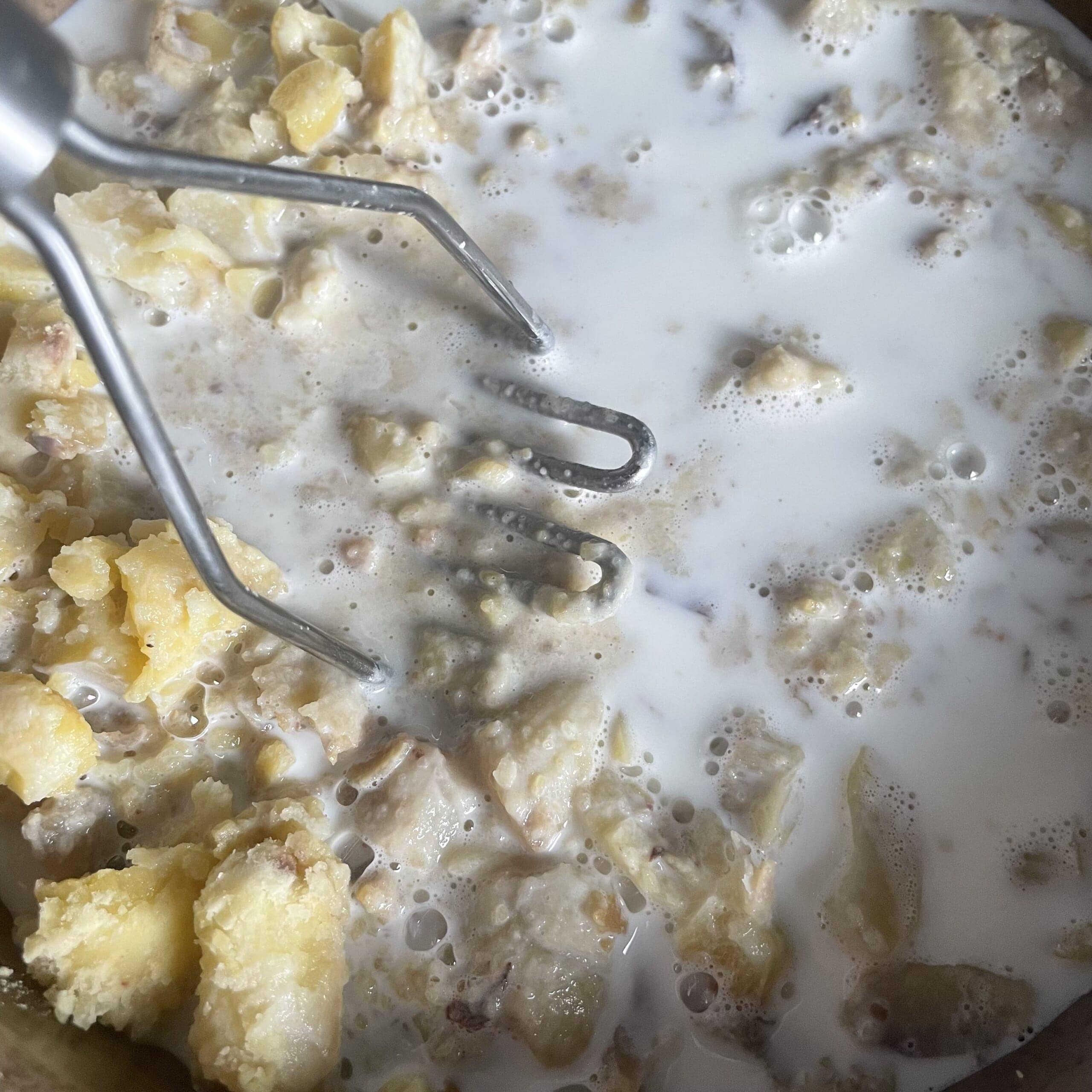 栗のミルクジャム作り過程【写真1】