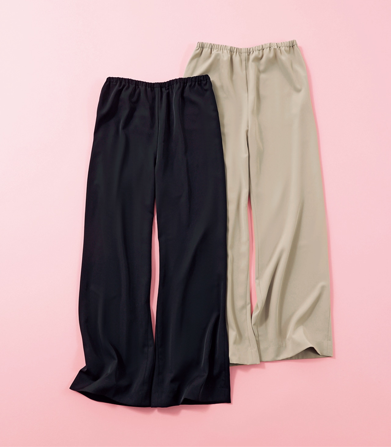 LEE限定 12closet(トゥエルブクローゼット)【洗える】【福田麻琴さんコラボ】とろみストレッチフレアパンツ