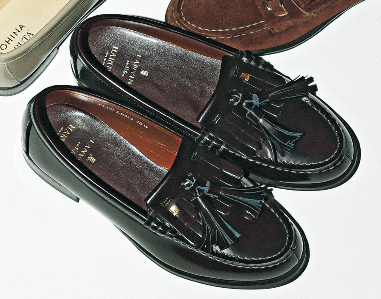 HARUTA×LANVIN en Blueのローファー