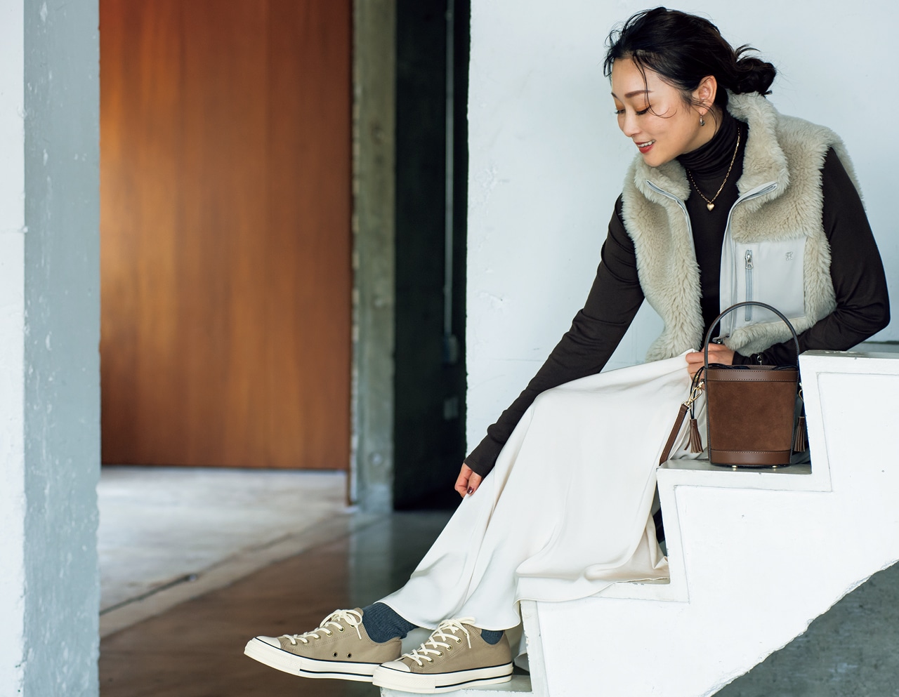 雅姫さんコラボアイテム】コンバース「こなれカラーの