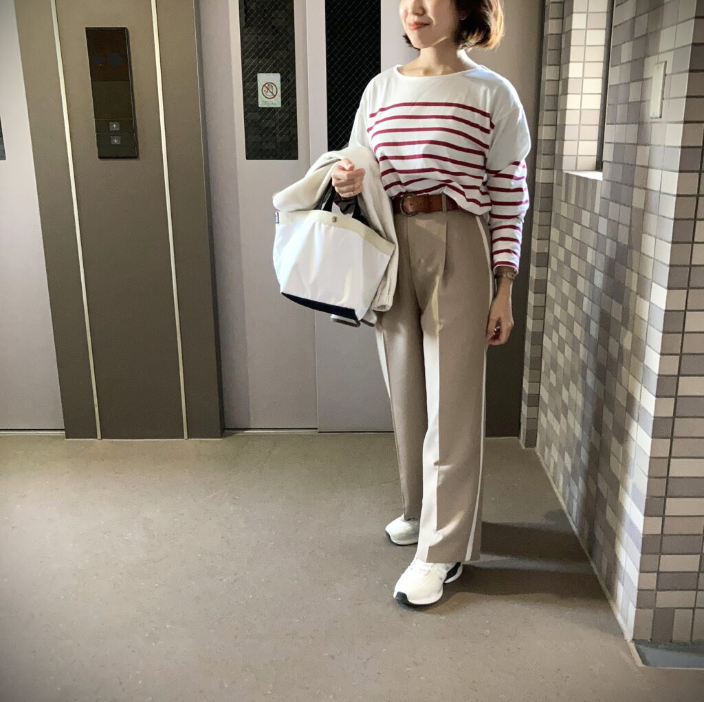 30代・幼稚園ママの【マラソン大会参観コーデ】