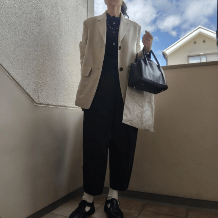 40代・私立高校生ママの【参観＆懇談会コーデ】