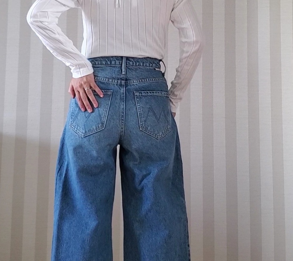 MOTHERのバルーンデニム THE PONY KEG ANKLE