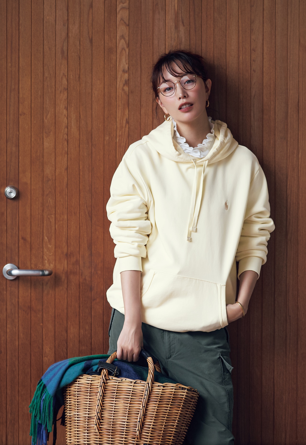 蛯原友里さんのPOLO RALPH LAUREN（ポロ ラルフ ローレン）【洗える】LOOPBACK SWEAT HOODIEのコーデ