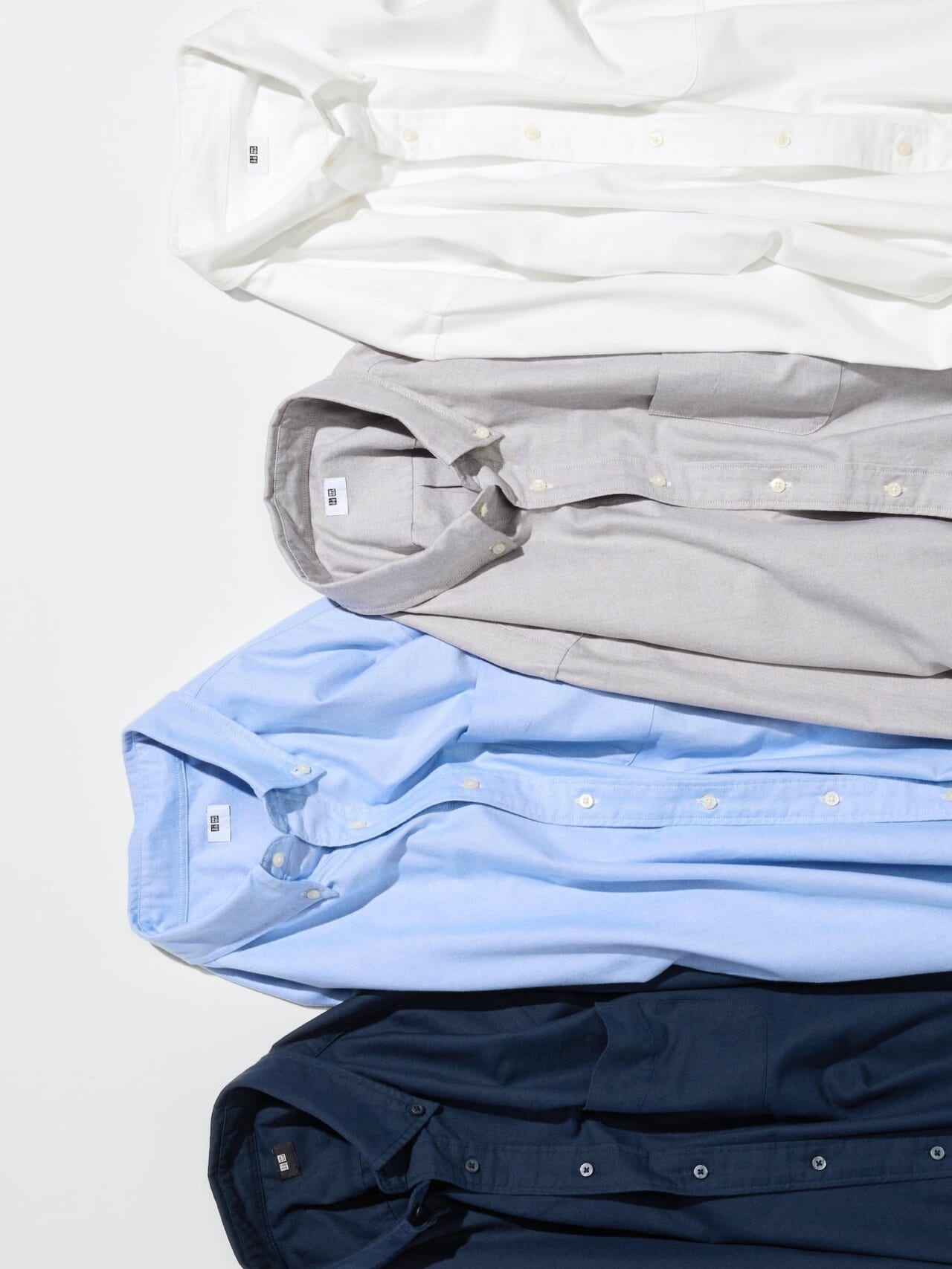 ユニクロ　オックスフォードシャツ　カラーバリエーション