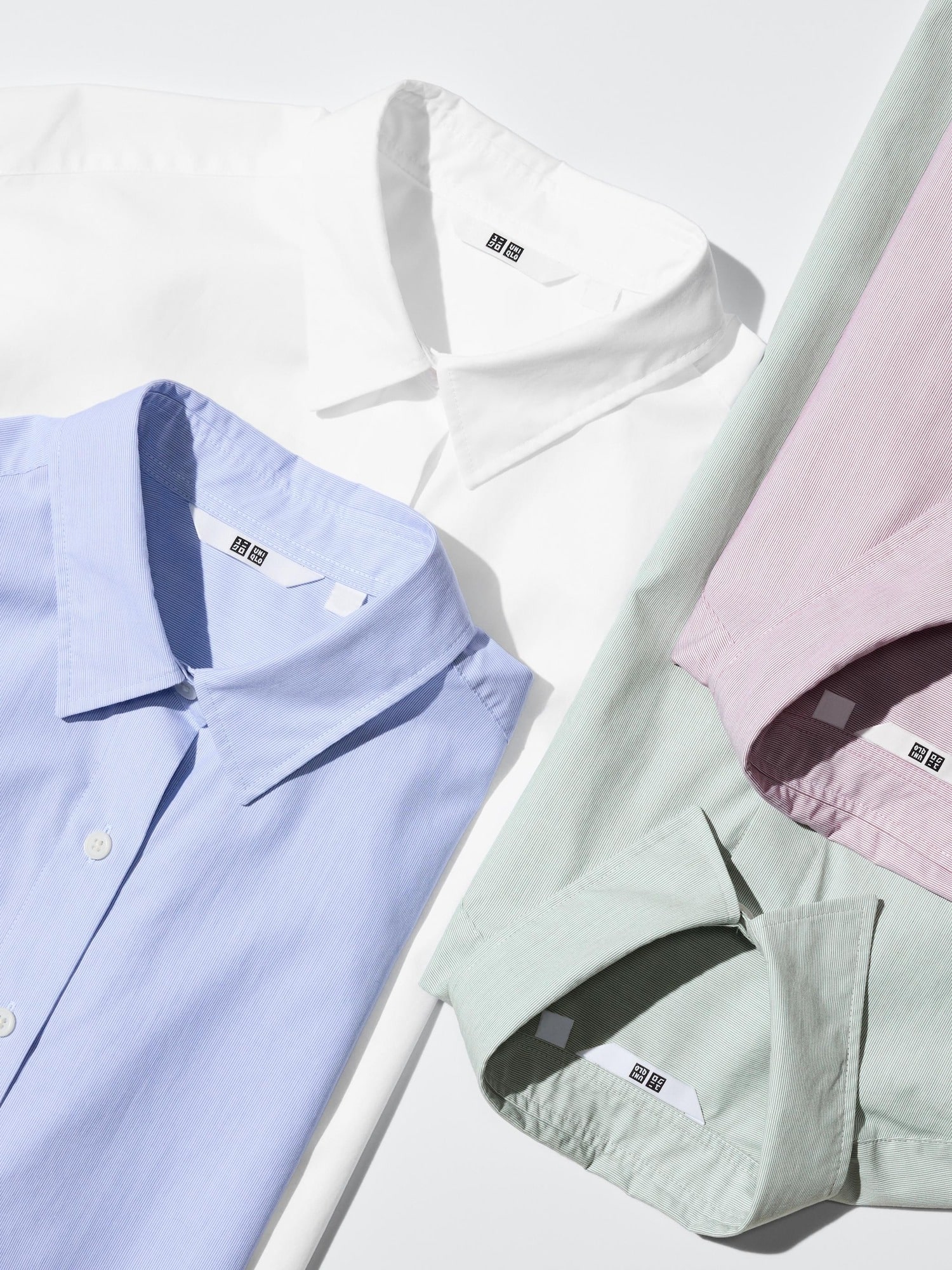 ユニクロ　コットンシャツ　カラーバリエーション