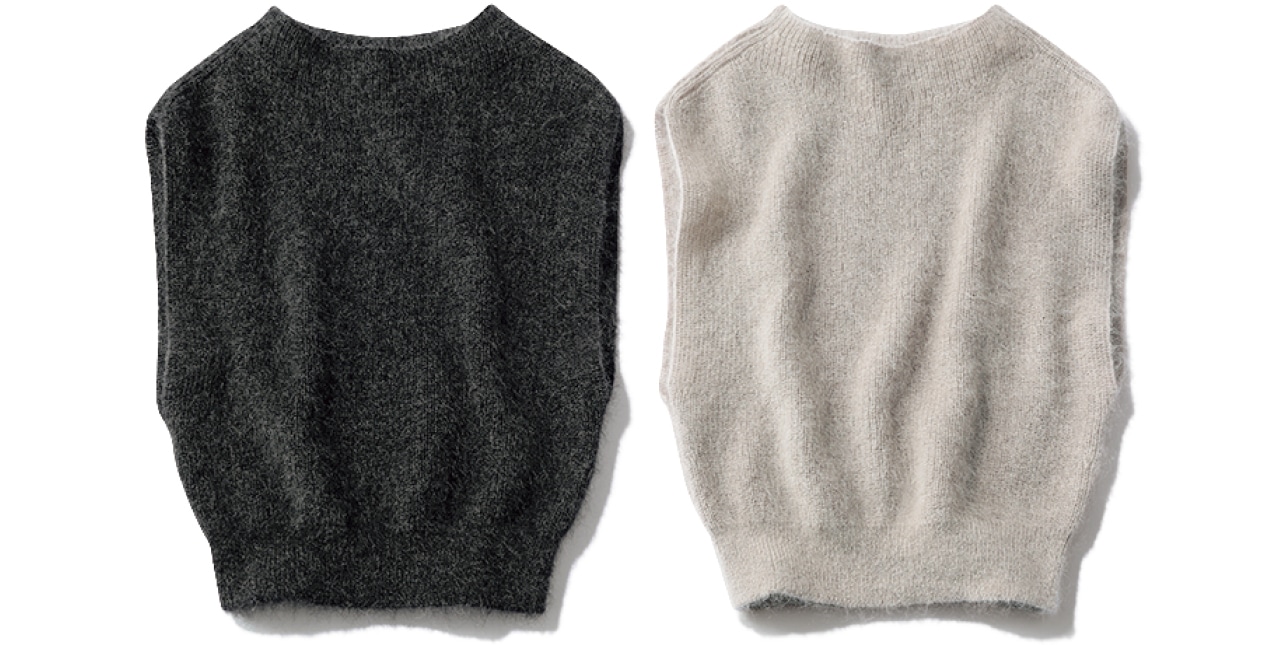 LEE DAYS限定 DEAR DAYS（ディア デイズ）キッドモヘヤ混ベスト