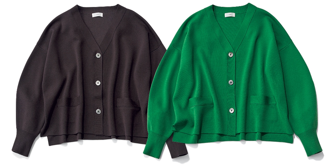 LEE限定 IÉNA（イエナ）【洗える】【LEE別注】スーパーファインスムースショートカーディガン