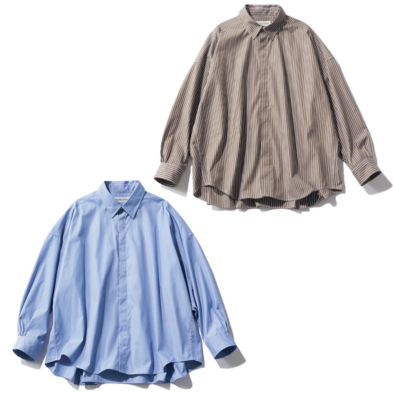 LEE DAYS限定 DEAR DAYS（ディア デイズ）【洗える】バックフレアオーバーシャツ