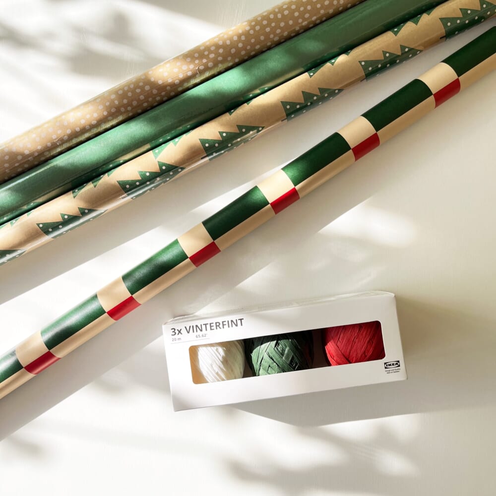 IKEA クリスマス　ラッピング