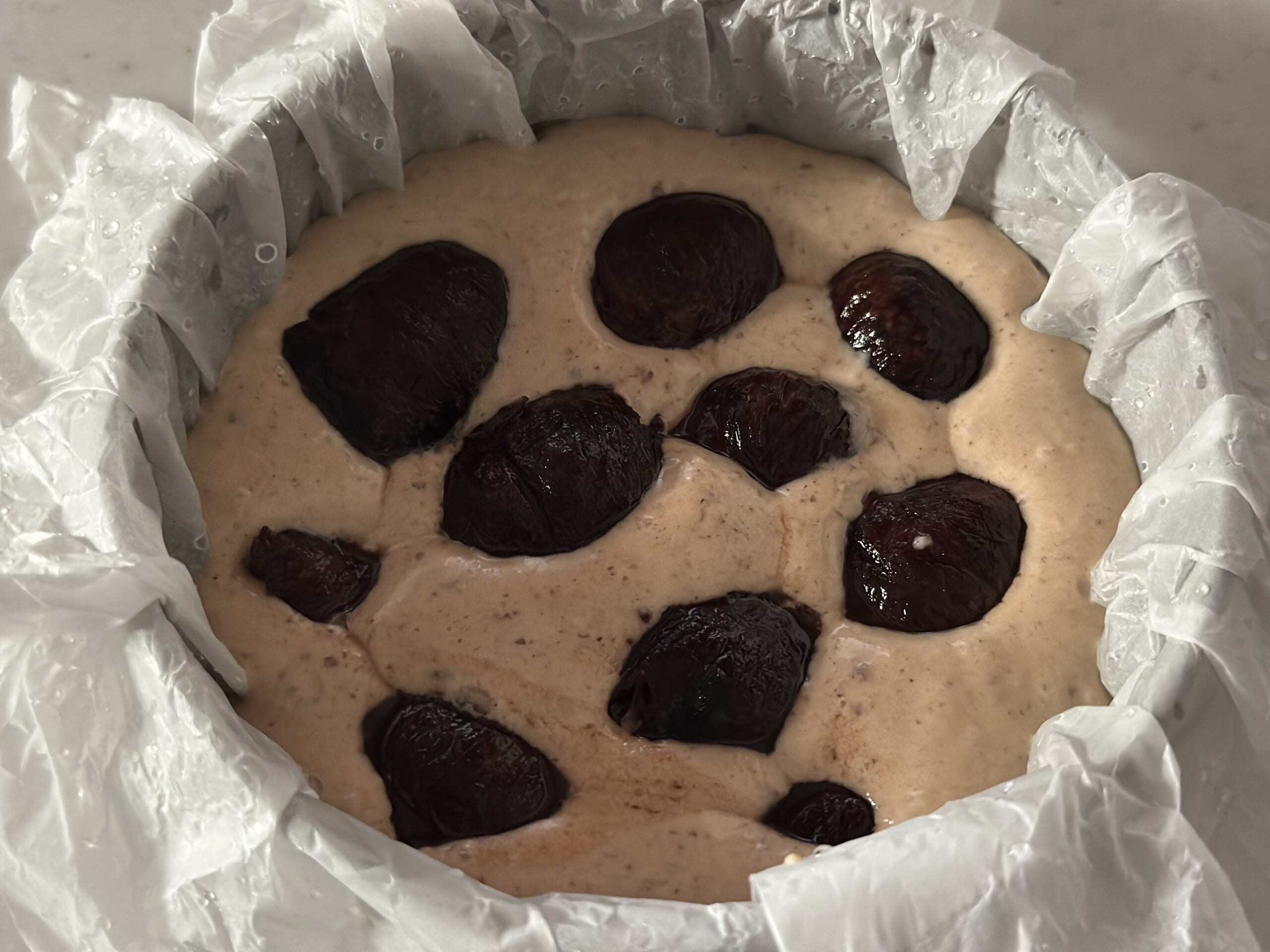 栗のバスクチーズケーキ 栗の渋皮煮入り 栗のお菓子