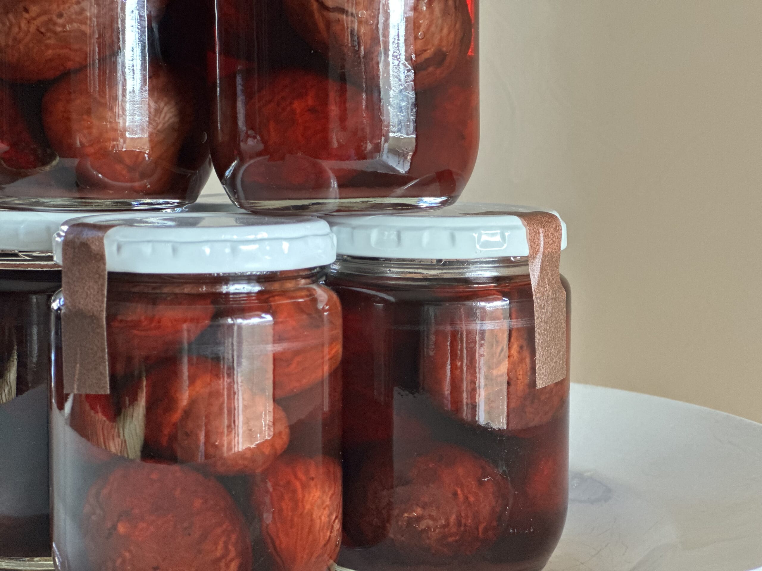 栗の渋皮煮 栗の瓶詰め 脱気保存