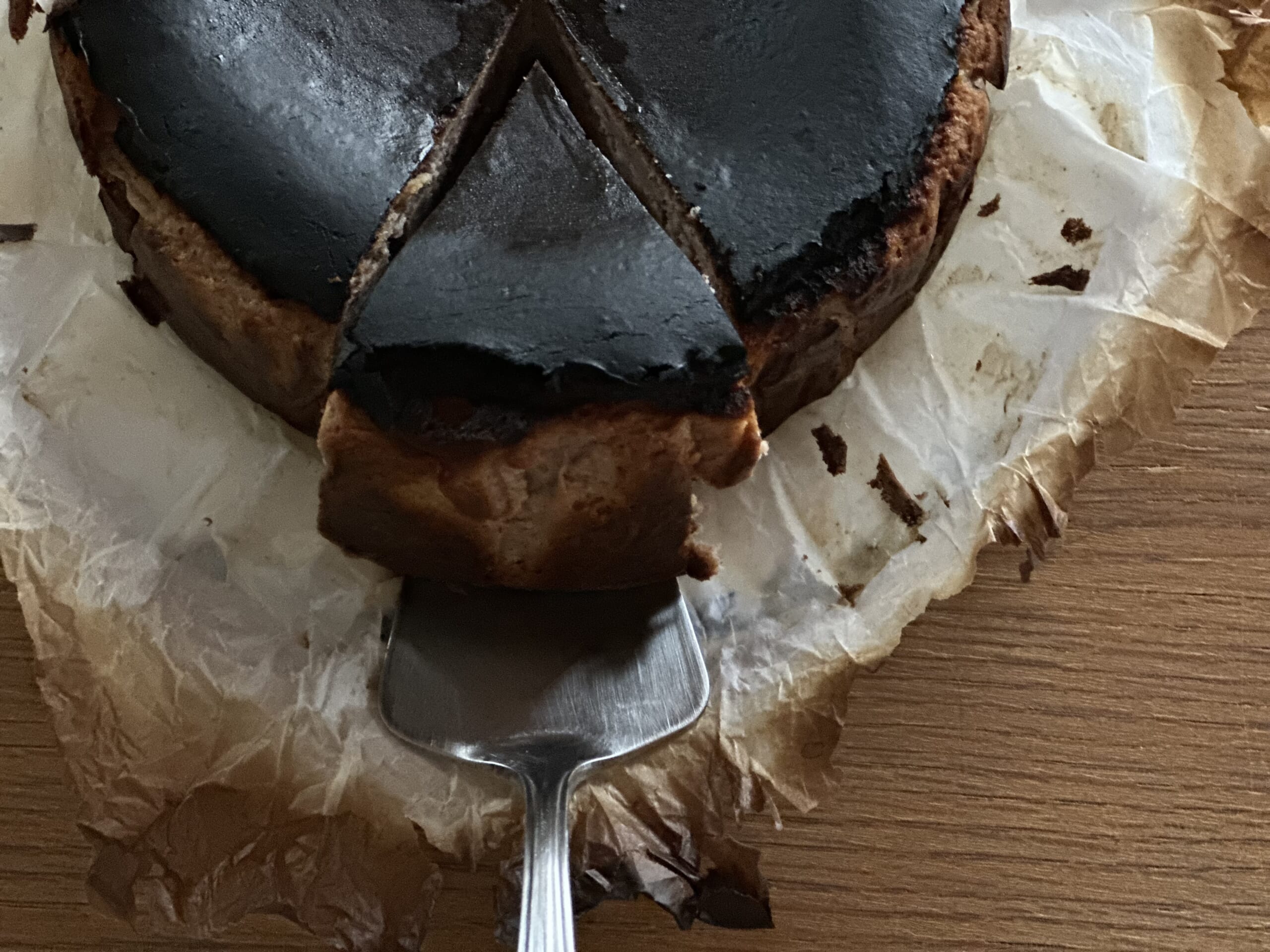 栗のバスクチーズケーキ 栗のお菓子 栗のケーキ