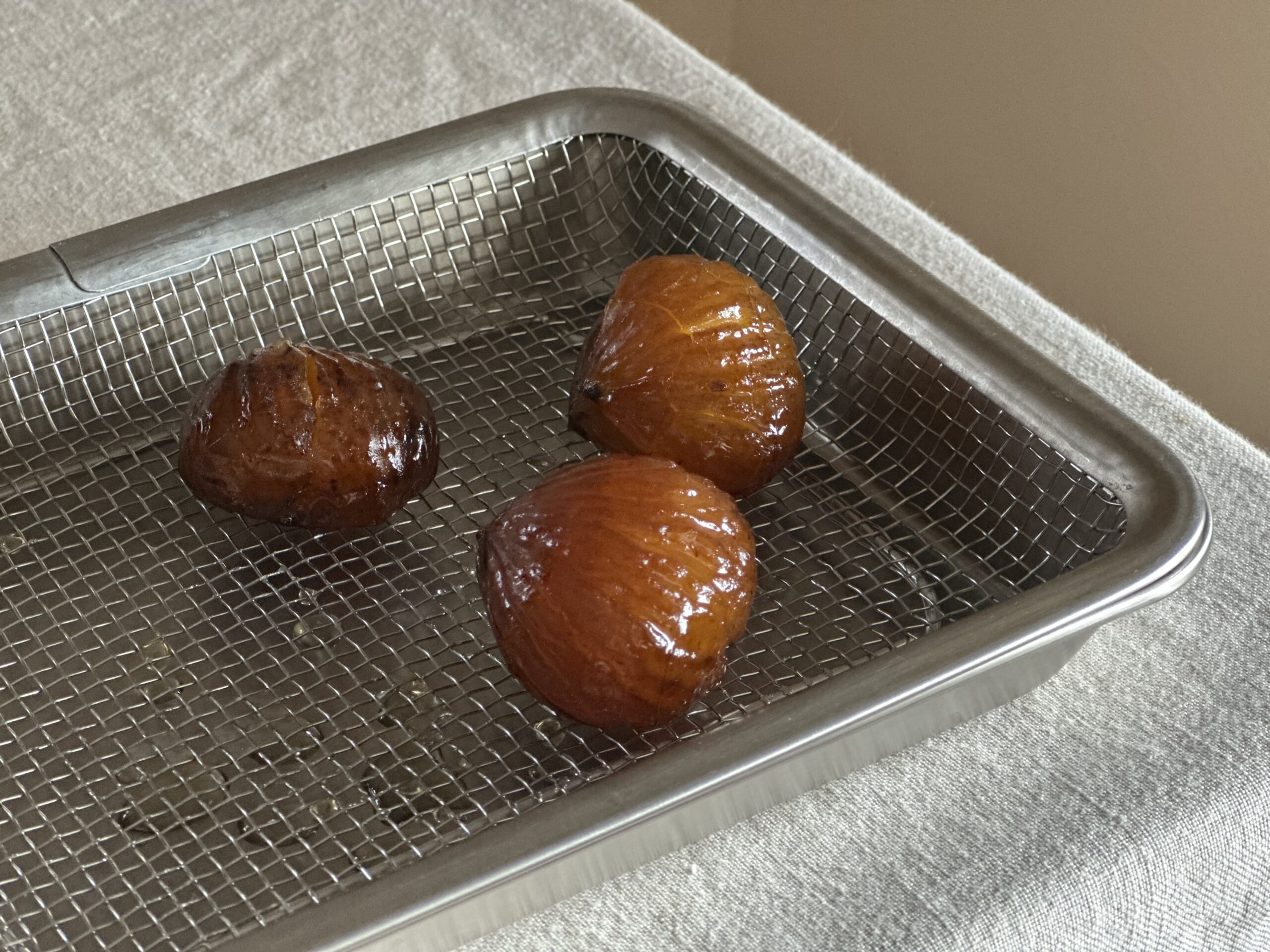 自家製マロングラッセ マロングラッセ作り ぽろたんのマロングラッセ