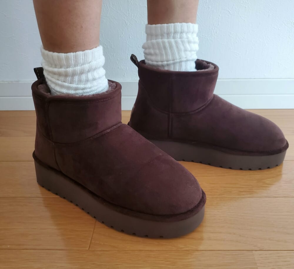 【ABC-MART】COCOCee(ここちぃ)ボアブーツ ウルトラミニ