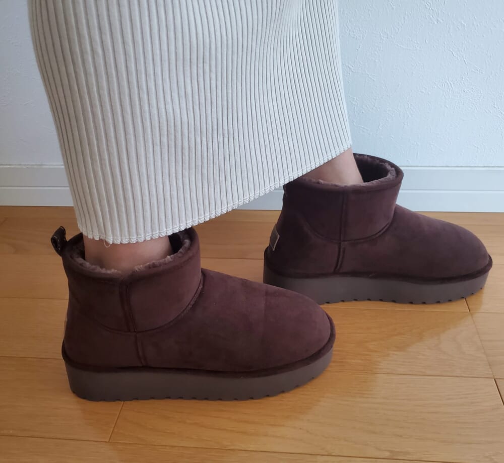 【ABC-MART】COCOCee(ここちぃ)ボアブーツ ウルトラミニ