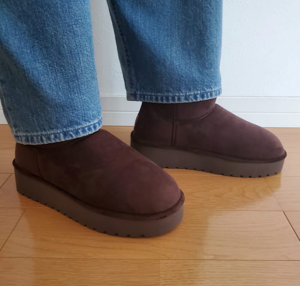 【ABC-MART】COCOCee(ここちぃ)ボアブーツ ウルトラミニ