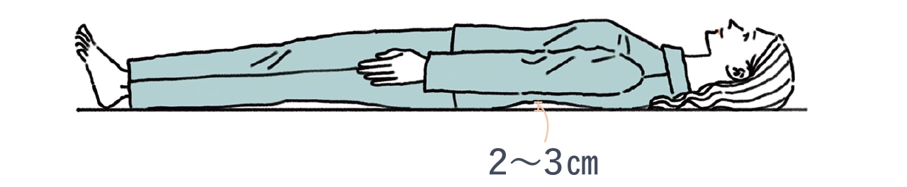 寝ているイラスト