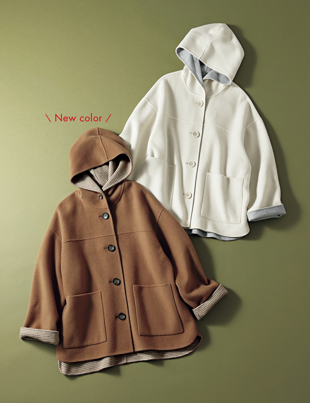 12closet（トゥエルブクローゼット）ミドル丈リバーコート