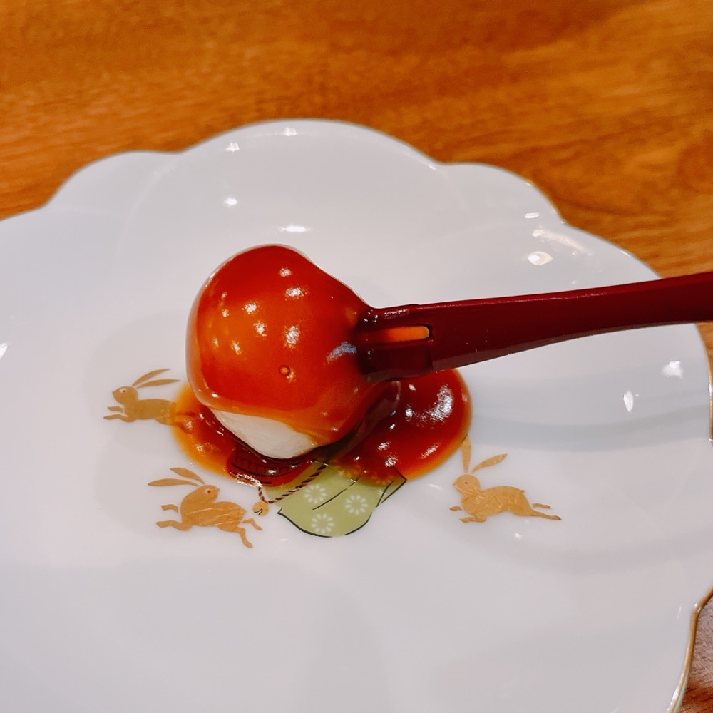 お月見　みたらし団子　和菓子