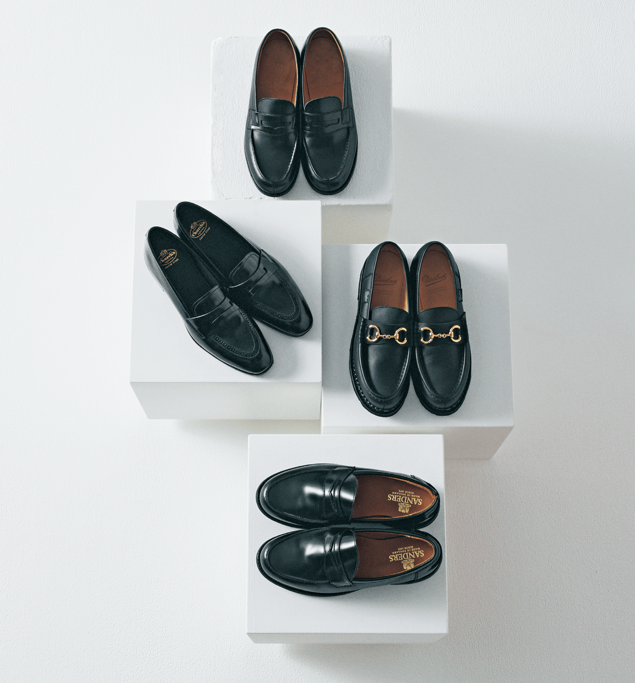 ジェイエムウエストン、チャーチ、パラブーツ、サンダースの「名作ローファー」