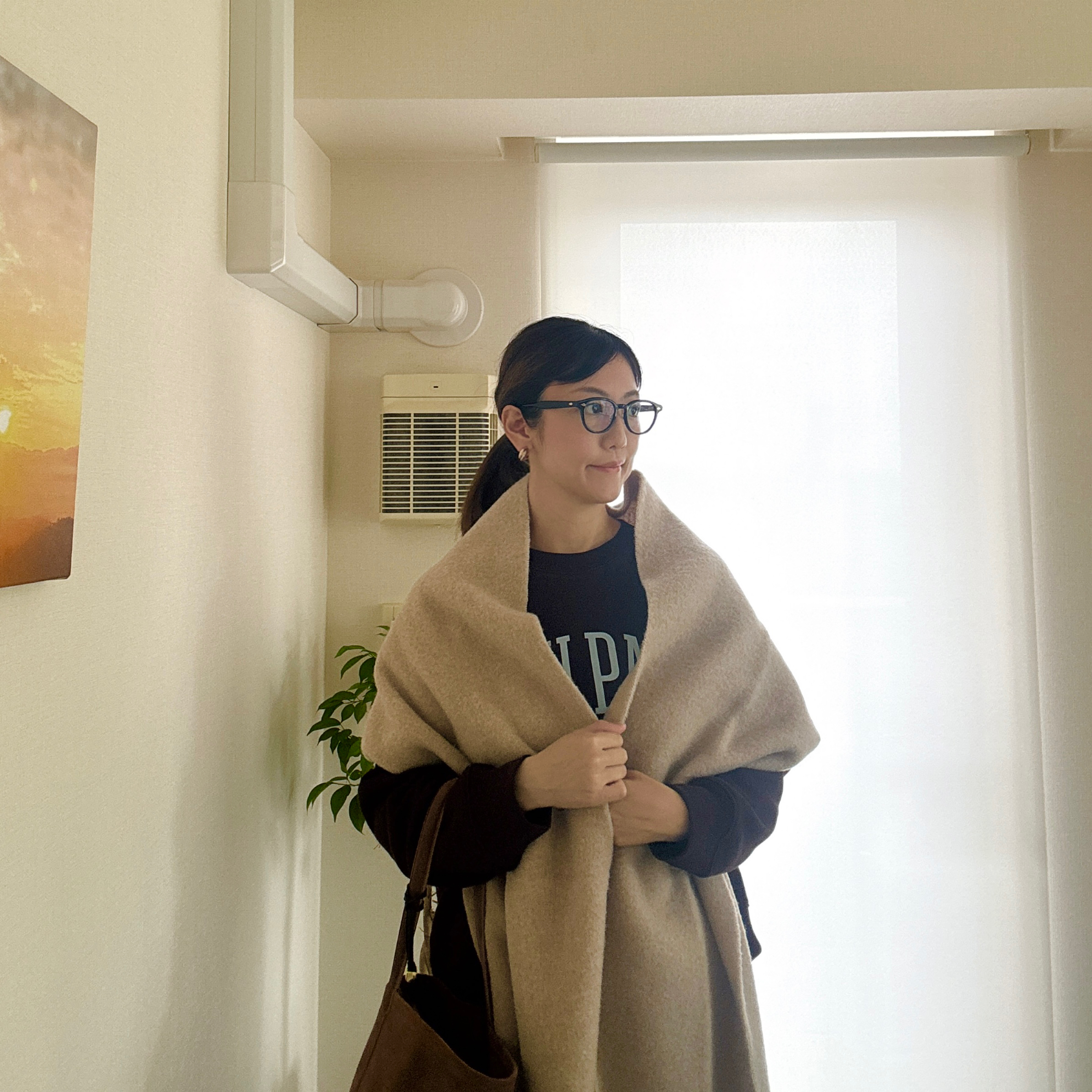 ユニクロ　ストール　マフラー