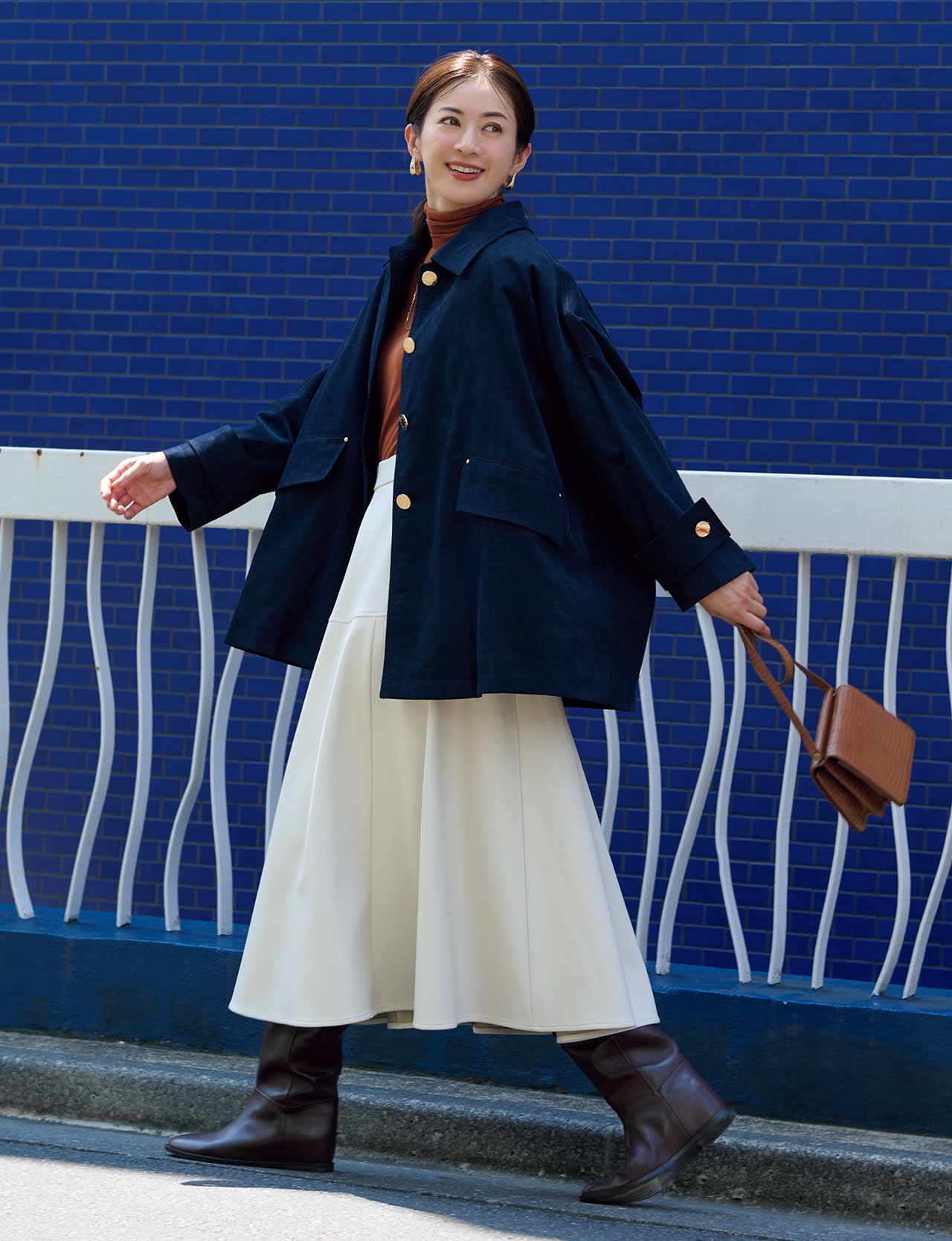 JOURNAL STANDARD L'ESSAGE × MACKINTOSHコートのコーデ 高垣麗子さん