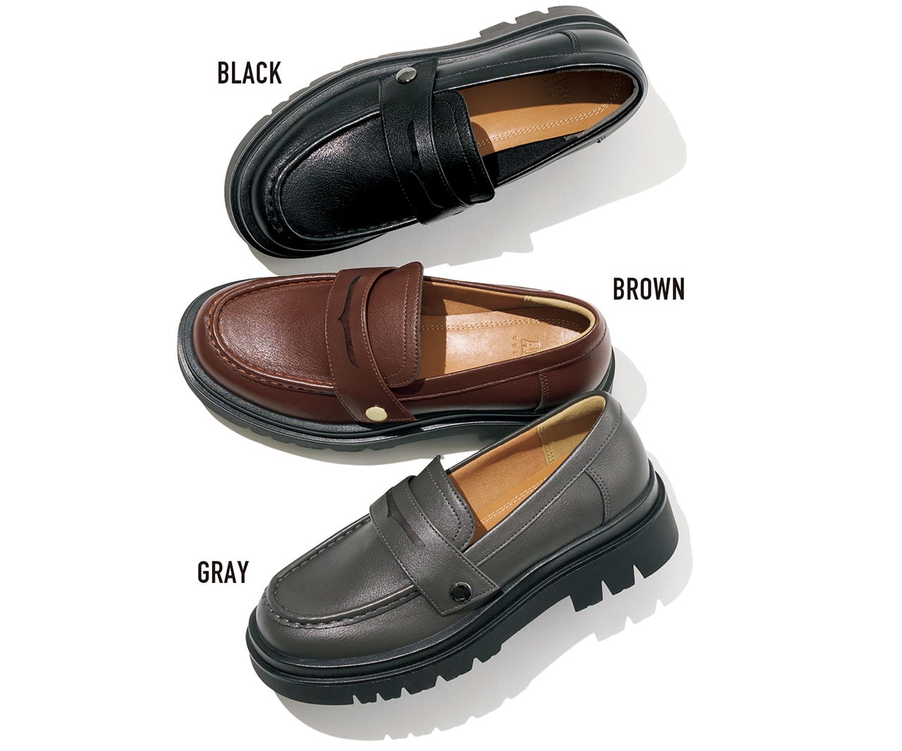 靴【W5070／BLACK／BROWN／GRAY】（各）￥7700／ABCマート（ABC SELECT）