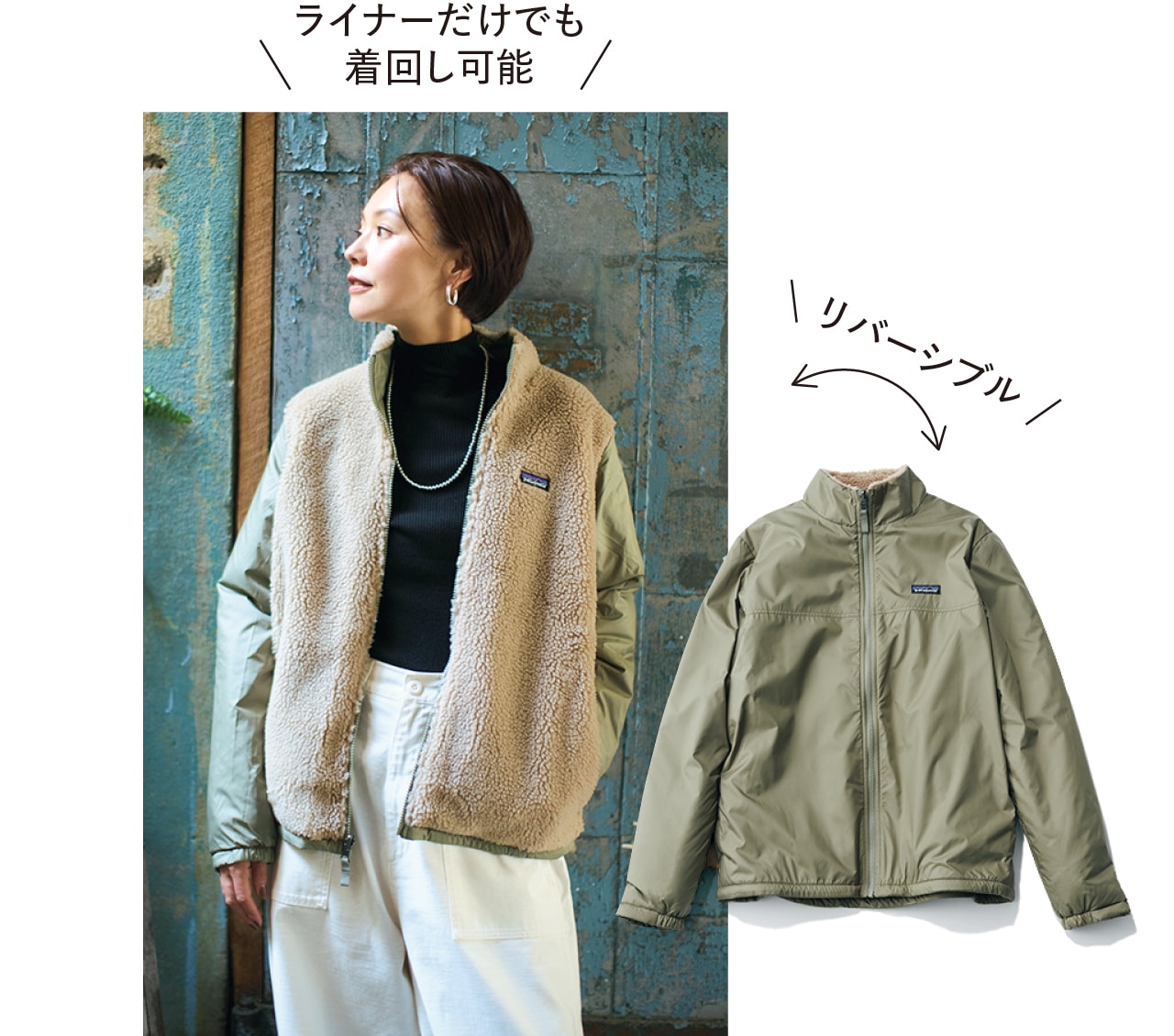 パタゴニア4wayジャケットXXL パタゴニア】「4way」防寒ジャケットは機能性もデザインも両立