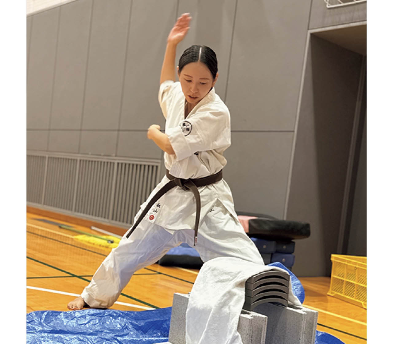 空手にジム通いも！　腹筋割りたいアラフォーママ