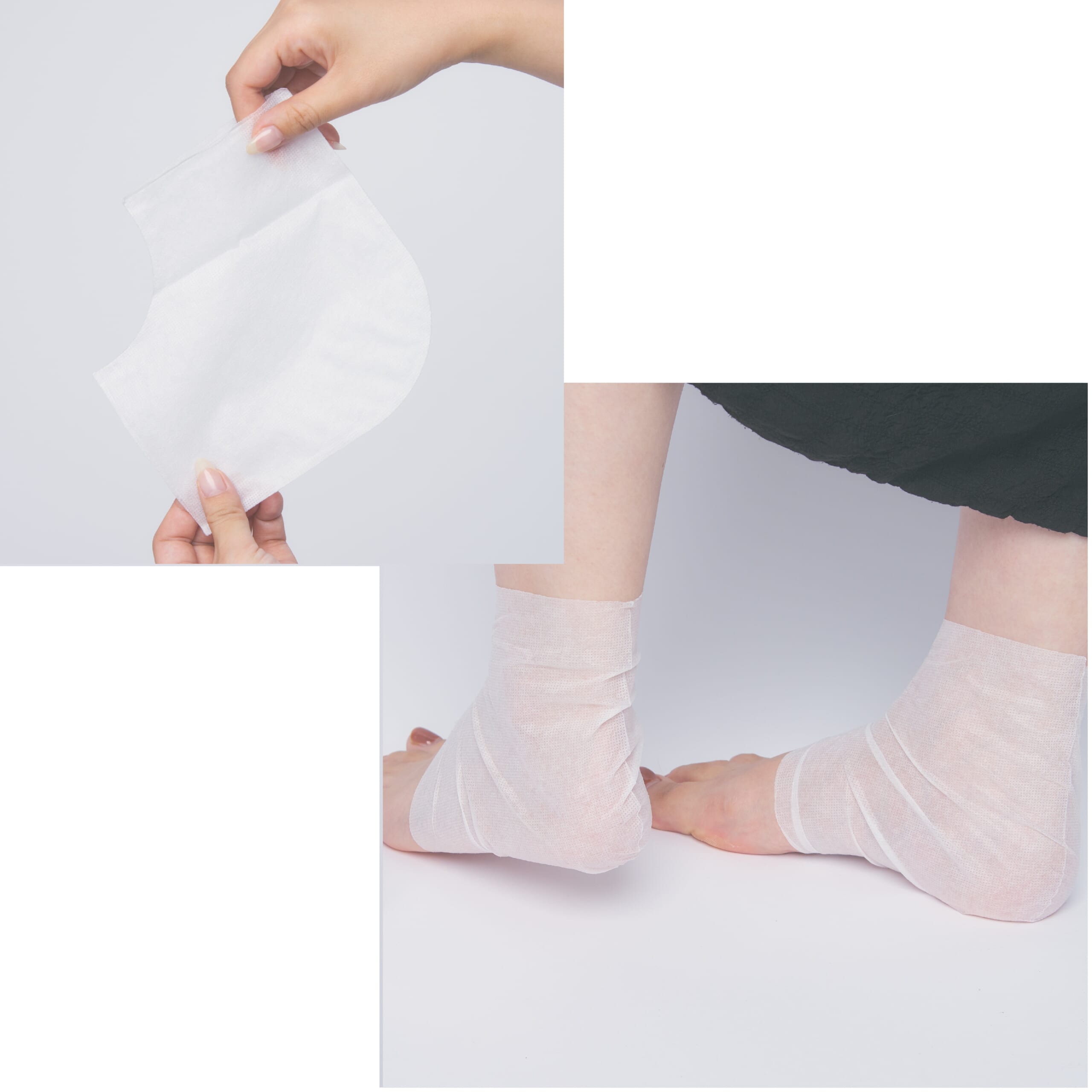 かかとケアマスクをお試し！