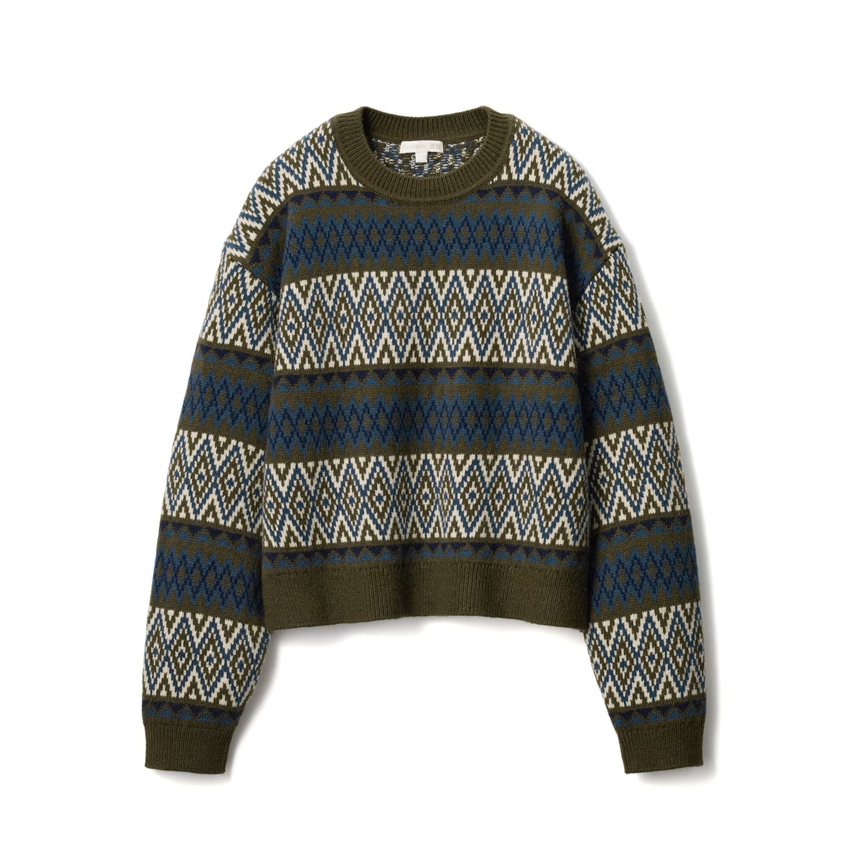 フェアアイルクルーネックセーター