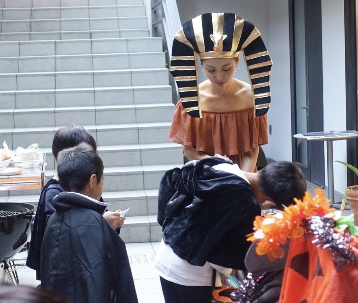 フライングタイガーの被り物を使った仮装